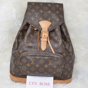 Authentic Louis Vuitton Montsouris Backpack